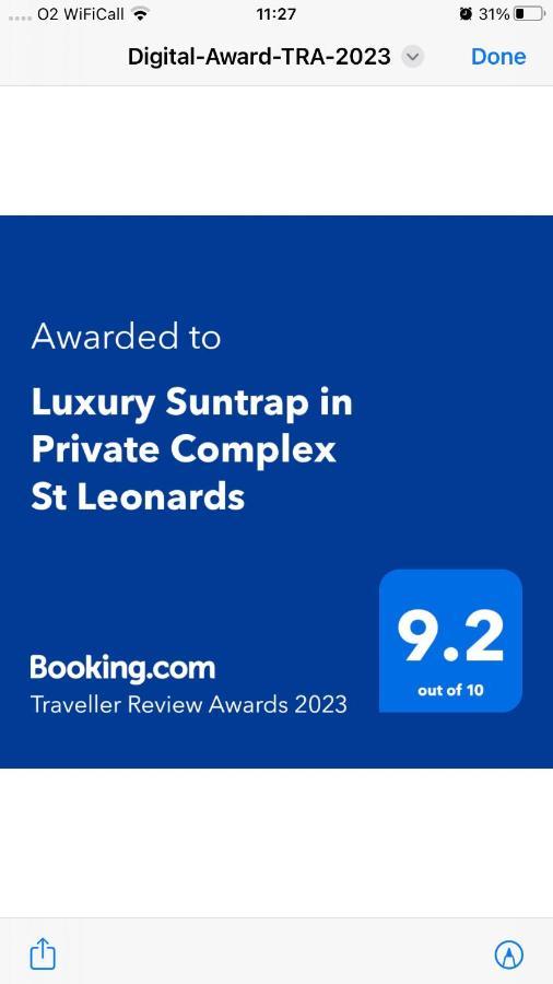 Luxury Suntrap In Private Complex St Leonards Leilighet Hastings Eksteriør bilde